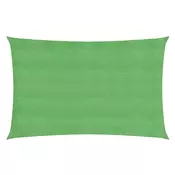 Jedro za zaštitu od sunca 160 g/m2 svjetlozeleno 3 x 6 m HDPE