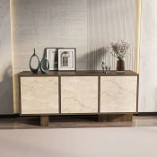 Hanah Home Komoda Monaco, 51.5x45x150 cm, Krem