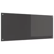 vidaXL vidaXL Kuhinjska zaščita, temno siva, 120x50x0,6 cm, kaljeno steklo, (22095284)