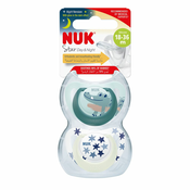 Nuk duda silikon Star Day&Night 18-36M 2/1