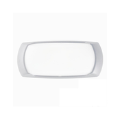 Ideal Lux 123776 - Zunanja stenska svetilka 1xE27/23W/230V bela IP66