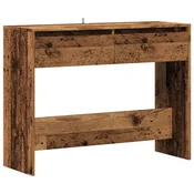 Vidaxl Konzolna miza Stari les 100x35x76,5 cm Inženirski les