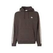 ADIDAS ORIGINALS Majica 3S rjava/bela