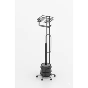 Držac toalet papira sa wc cetkom MG096 blk