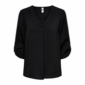 Jacqueline de Yong Ženska bluza JDYDIVYA Loose Fit 15226911 Black (Velikost 44)