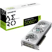 GIGABYTE GeForce RTX 5060 Ti AERO OC 8G GDDR7 grafična kartica, PCIe 5.0, 1xHDMI 2.1b, 3xDisplayPort 2.1b - GV-N506TAERO OC-8GD
