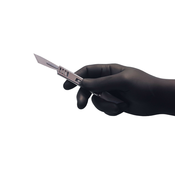 easyCARE Nitrile Gloves Powder-Free Black 100 pack XS