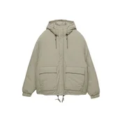 Pull&Bear Zimska jakna pastelno zelena