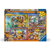 Ravensburger - Puzzle 4x42 Paw Patrol: Rubble in ekipa - 40 - 99 kosov