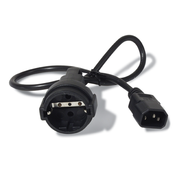 APC Power Cord, C14 To Cee 7/7 Schuko, 0.6m (AP9880)