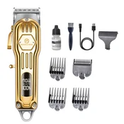 INF Metalni brezžični strižnik z 2000mAh baterijo, 7000RPM in LED zaslonom Gold, (5000339567)