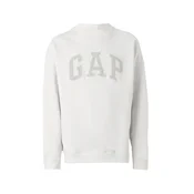 GAP Majica HERITAGE  svetlo siva / bela