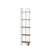 Hanah Home Alice White Ud Polica za knjige 45x180x22cm, Bela
