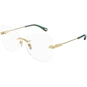 Chloe CH0136O 001 ONE SIZE (57) Zlata/Kristalna