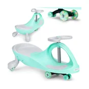 Eco Toys Guralica za decu Wiggle sa Led točkovima, Zeleni