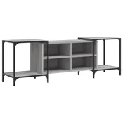 Vidaxl TV omarica siva sonoma 153x37x50 cm inženirski les