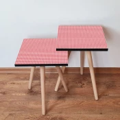 Hanah Home Set klub stocica 2Shp241, 2 komada, Rozi