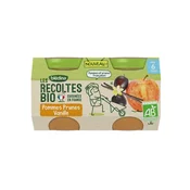 Blédina I Raccolti Bio Jars Apple Plum Vanilla 2 x 130g