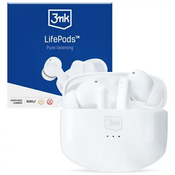 3MK LifePods wireless bluetooth headphones with ANC white