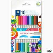 NEW Set Markerjev Staedtler Noris 3280 Pisana (10 kosov)