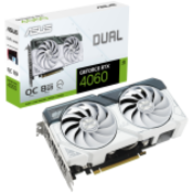 ASUS Dual GeForce RTX 4060 White OC Edition 8GB GDDR6