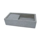 BETONSKO POMIVALNO KORITO LIPARI 38x78x18cm VRTNO | Topdom