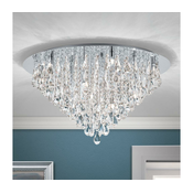 Orion DLU 2516/75-Kristalna stropna svetilka CELESTE 12xG9/40W/230V pr. 75 cm krom