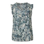 STREET ONE Bluza cijansko modra/svetlo modra/volneno bela