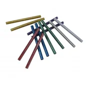 Talilne palčke barvne z bleščicami 7,2x100mm 12kos