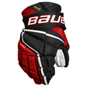 Hokejske rokavice Bauer Vapor Hyperlite Black/Red Junior 10 palcev