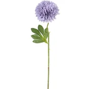 shumee Umetna roža - enojni vijolični česen, dolžine 52 cm
