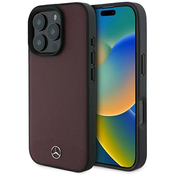 Mercedes MEHMP16L23RBARR iPhone 16 Pro 6.3 red hardcase Textured And Plain Leather MagSafe (MEHMP16L23RBARR)