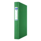 Prstenasta mapa DONAU A/4 40 mm, 4 prstena, karton, zelena, U3735001PL-06