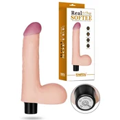 8” Real Softee Vibrating Dildo