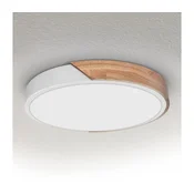 Brilagi - LED stropna svetilka PILANA LED/24W/230V hrast/bela pr. 30 cm