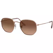 Ray-Ban Hexagonal Flat Lenses RB3548N 9069A5 Zlatni/Smeđi