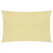 Jedro za zaštitu od sunca 160 g/m2 bež 4 x 5 m HDPE