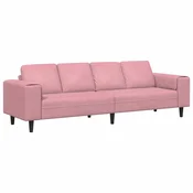 Vidaxl Dnevna soba kavč Roza 250 x 77 x 76 cm