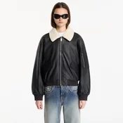 Jakna Calvin Klein Jeans Faux Leather Padded Black L