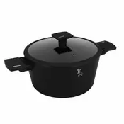 Berlingerhaus Lonec s titanovo prevleko in pokrovom BH-8188 24 cm mat črna kolekcija