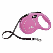 Flexi Classic M traka 5 m roza