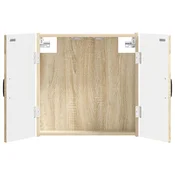 vidaXL Omara za tarče UTRECHT Sonoma hrast 52,5 x 10,5 x 53,5 cm