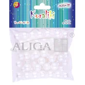 shumee Plastične biserne perle, premer 14 mm, premer 3 mm