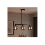 Brilagi - Lestenec na kablu DIOR 3xE27/60W/230V črna/dimna siva