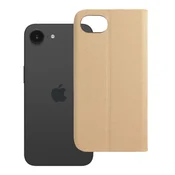 OEM Etui SENSITIVE Book za iPhone 16e (SE 4 2025) v zlati barvi