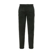 KnowledgeCotton Apparel Hlače Chuck temno zelena