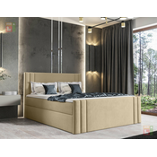 Boxspring postelja Carmen - 160x200 cm