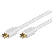 Goobay Mini DisplayPort (M) kabel, 2 m, 1,2, pozlaćeni, bijeli (52851)