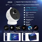 Onefire Bluetooth zvucnik i projektor, Type C, Beli