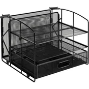 Amazon Basics Organizator za pisalno mizo, črn